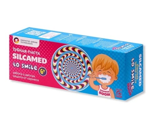 SILCAMED Tо Smile паста зубная детская малина boom